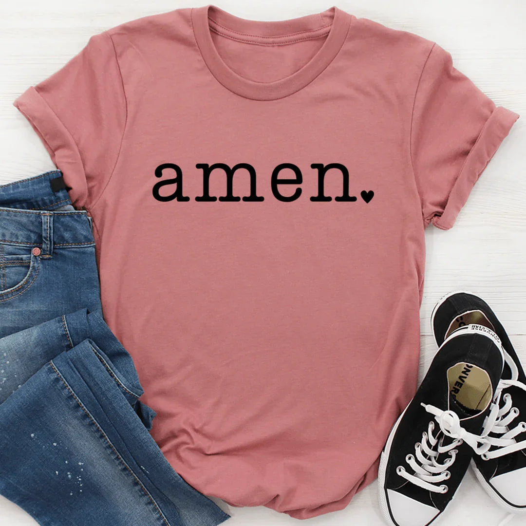 Amen Tee - Premium Cotton T-Shirt for Everyday Comfort - Korvel