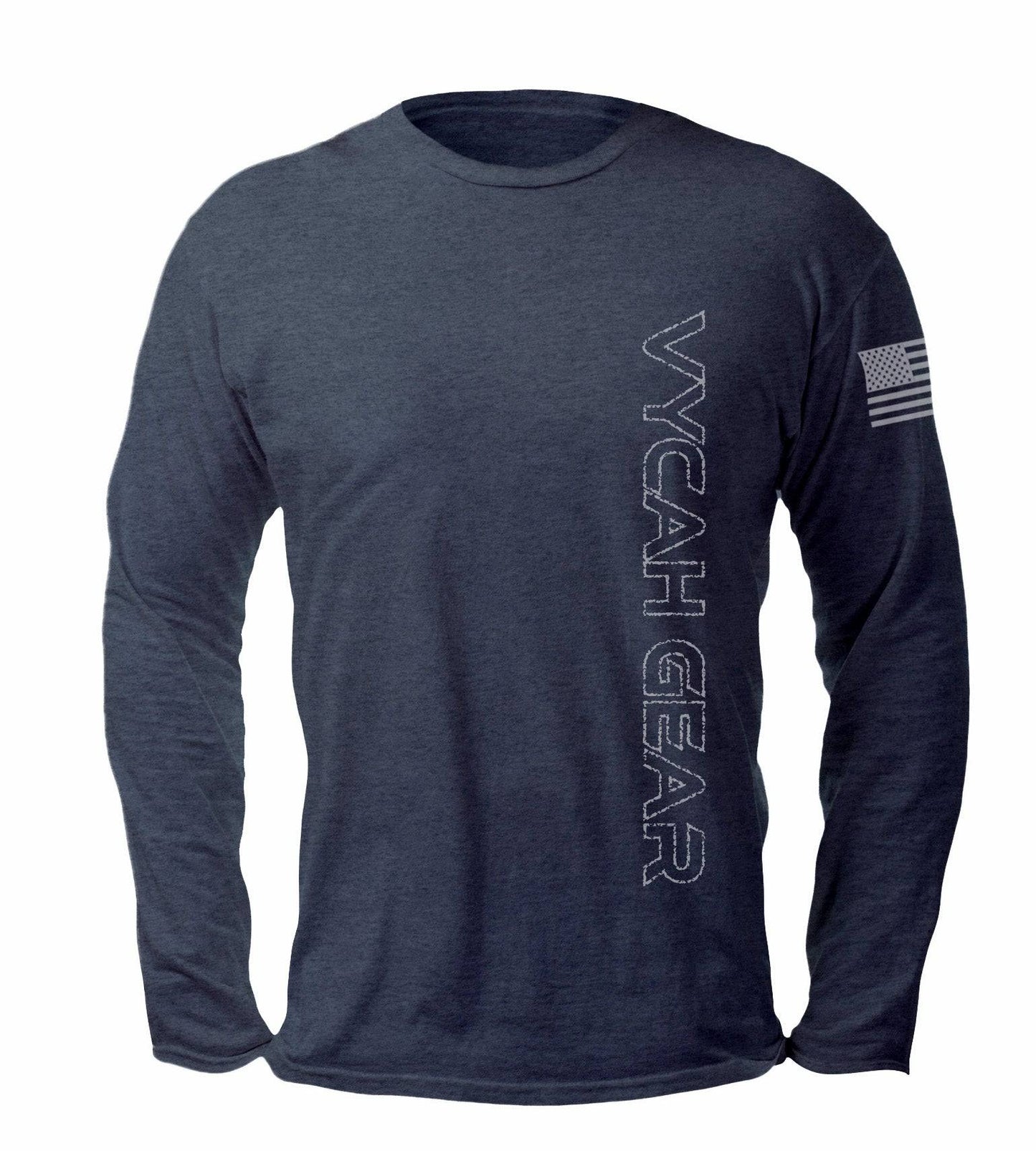 T-shirt Vycah Freedom - Marine chiné