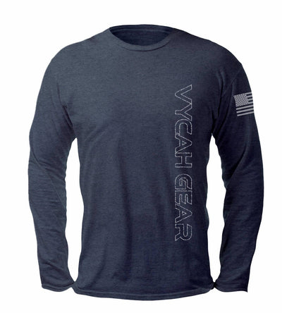 Camiseta Vycah Freedom - Azul Marino Melange
