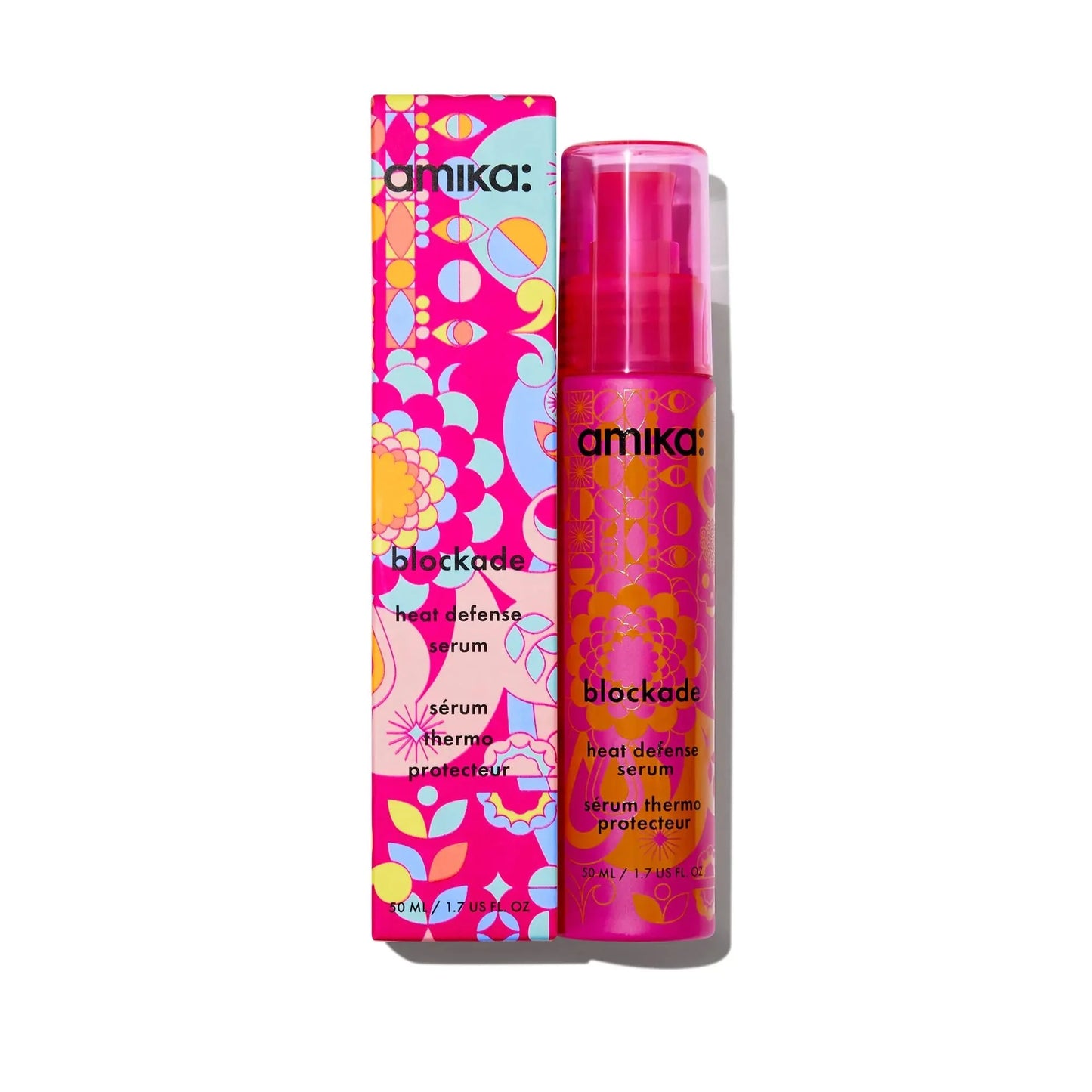 Sérum de protection contre la chaleur Amika Blockade, 1,69 Fl Oz