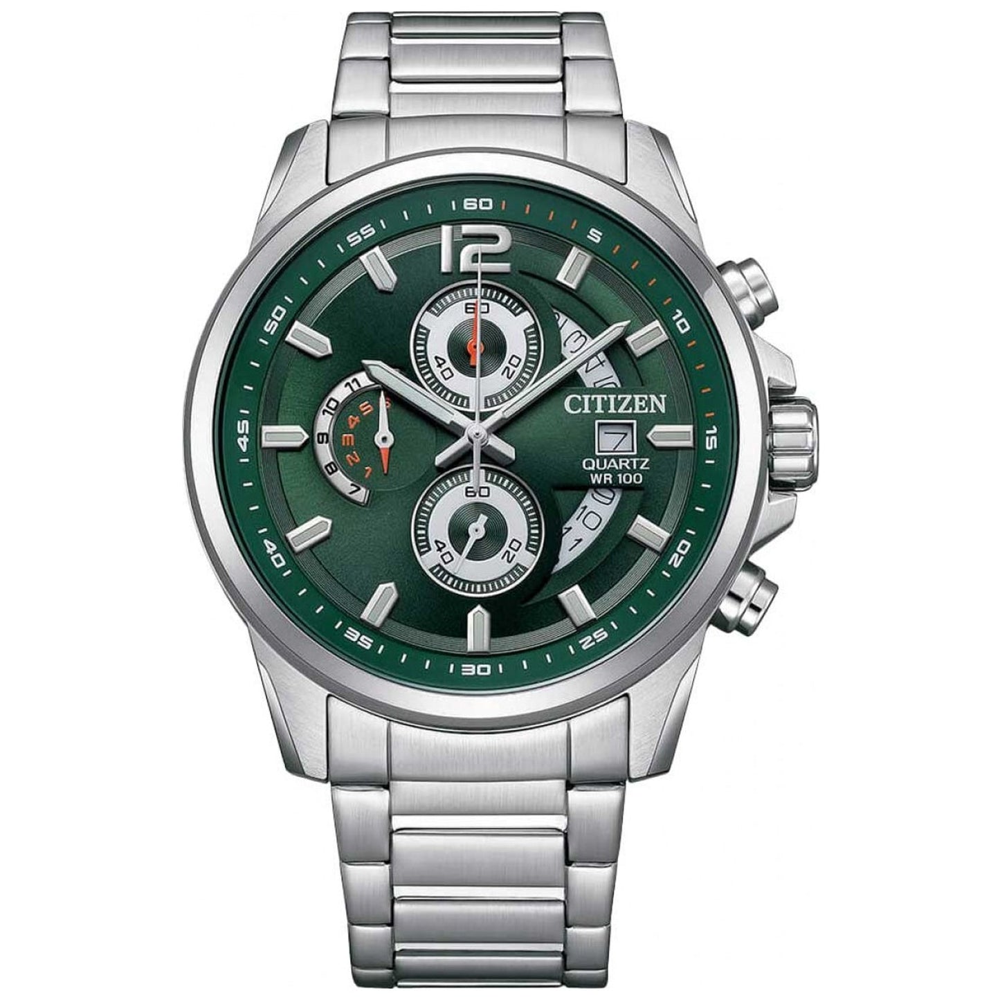 Reloj Clásico de Dial Verde para Hombre Citizen
