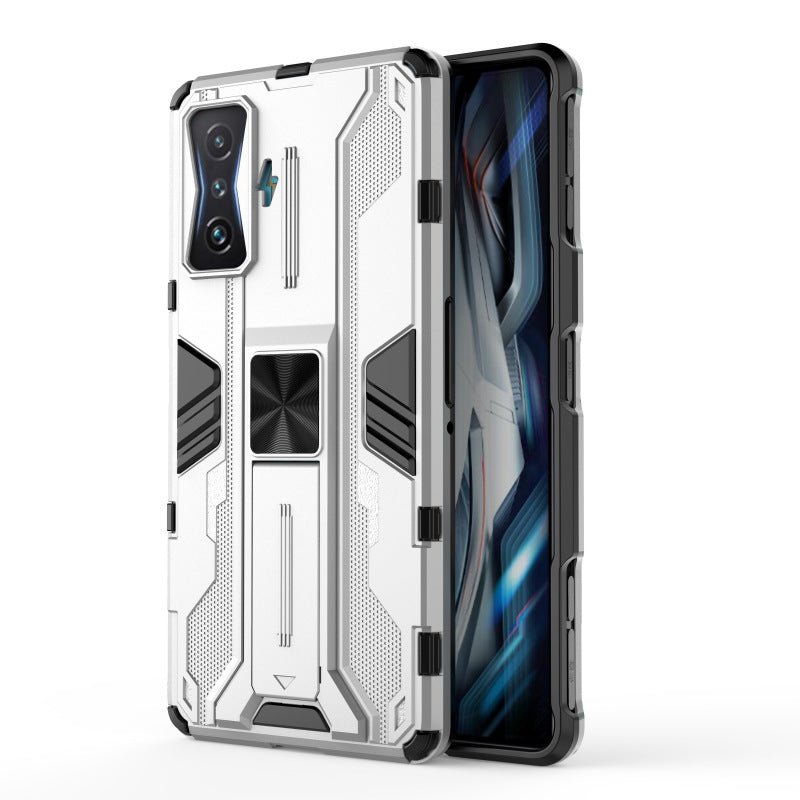 Coque de téléphone rigide premium avec support magnétique intégré