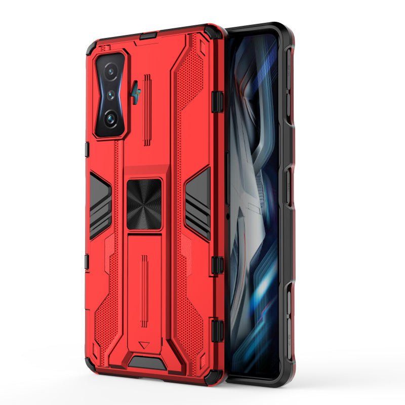 Coque de téléphone rigide premium avec support magnétique intégré