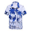 Blusa de Moda de Manga Corta Aloha para Hombres