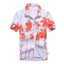 Blusa de Moda de Manga Corta Aloha para Hombres