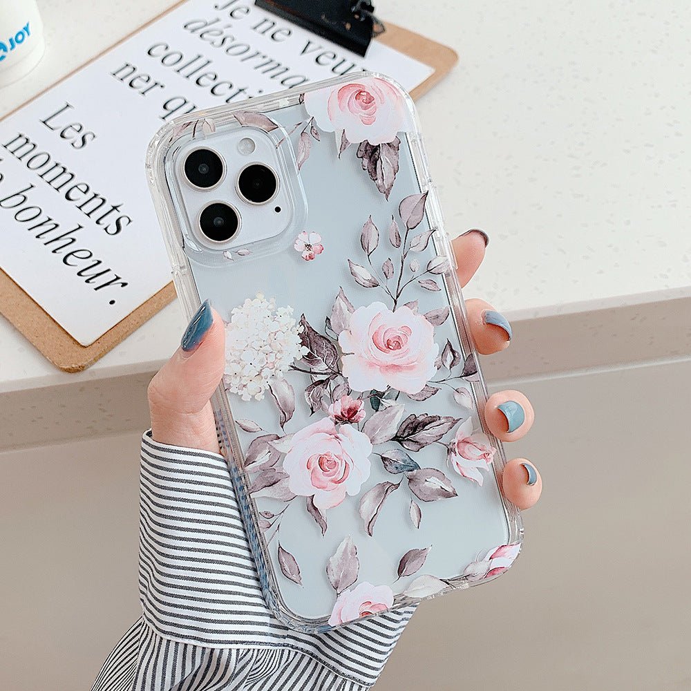 Coque de téléphone mobile en watercolor floral feuille de bananier