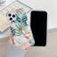 Coque de téléphone mobile en watercolor floral feuille de bananier