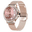 Bracelet de fitness intelligent avec appel Bluetooth et accents en diamant
