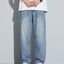 Fleece Lined Retro Straight Leg Jeans for Men