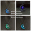 Glowing Pendant Necklace with Silver Plated Chain