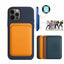 Luxury Leather Magnetic Card Holder Case for iPhone 14 Pro Max & 13