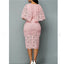 Elegante vestido maxi de encaje africano para mujeres - Opciones de tallas grandes disponibles