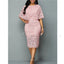Elegante vestido maxi de encaje africano para mujeres - Opciones de tallas grandes disponibles