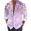 Camisa Casual Impresa en 3D para Hombre