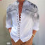 Camisa Casual Impresa en 3D para Hombre
