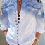 Camisa Casual Impresa en 3D para Hombre
