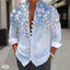 Camisa Casual Impresa en 3D para Hombre