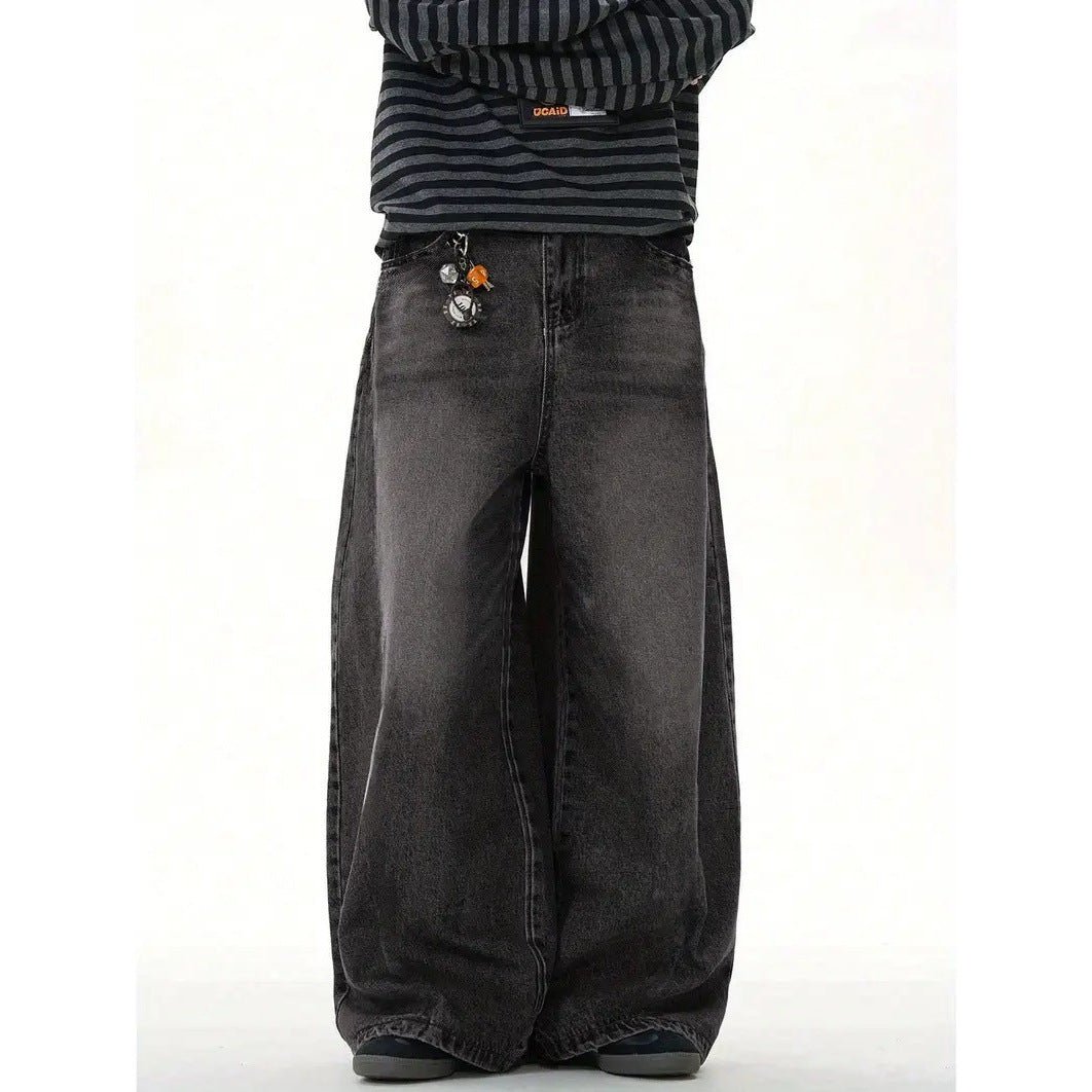 Men's Premium Wide-Leg Trousers - Versatile & Relaxed Fit