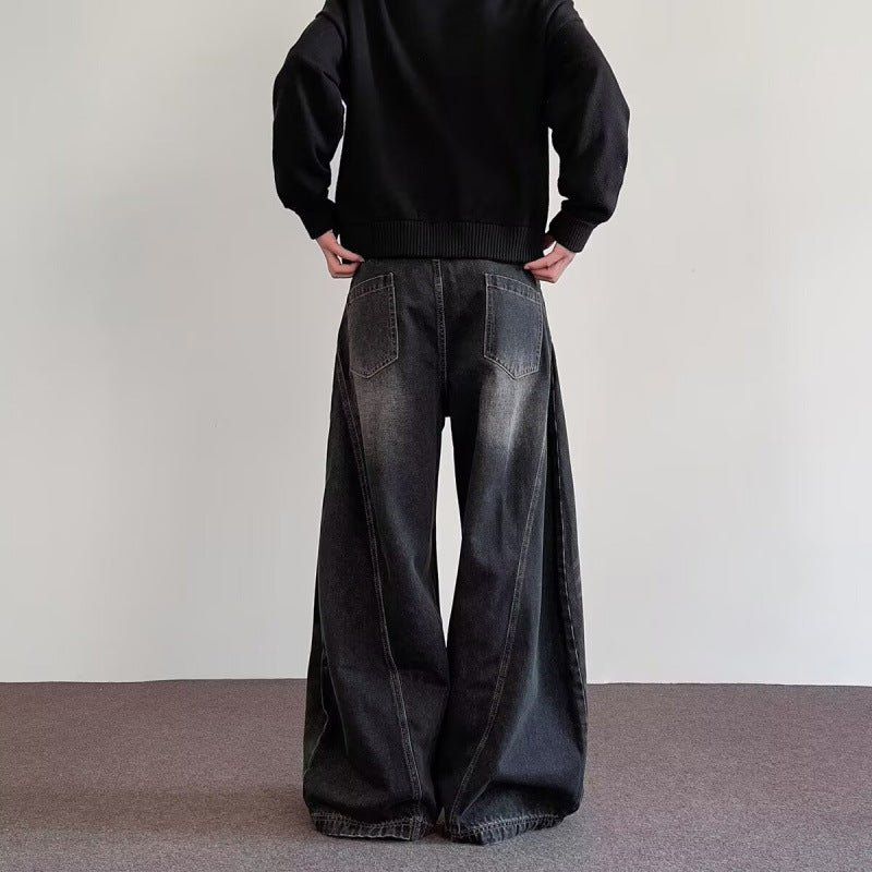 Men's Premium Wide-Leg Trousers - Versatile & Relaxed Fit