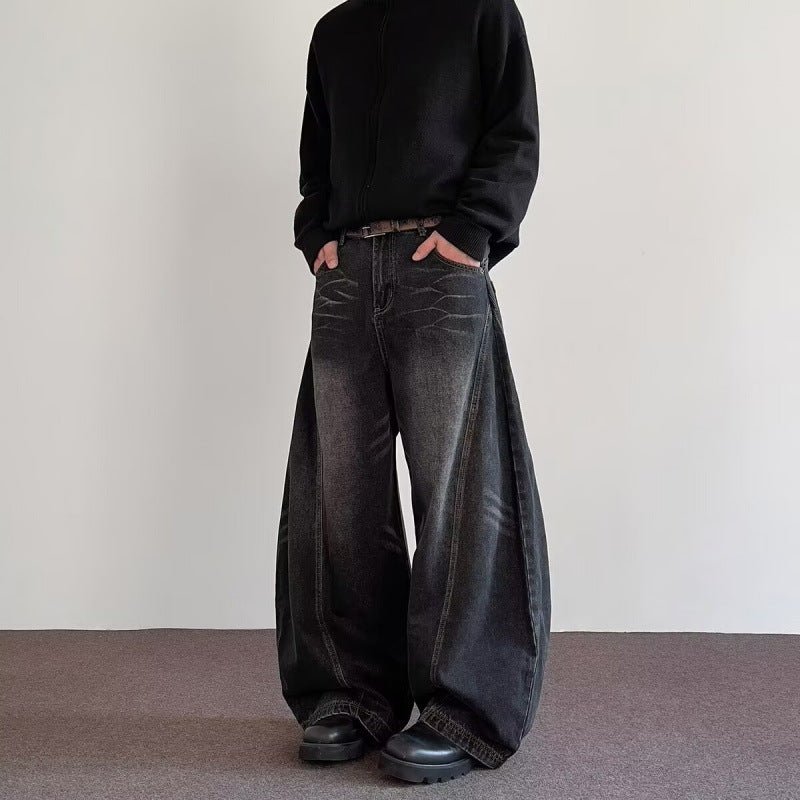 Men's Premium Wide-Leg Trousers - Versatile & Relaxed Fit