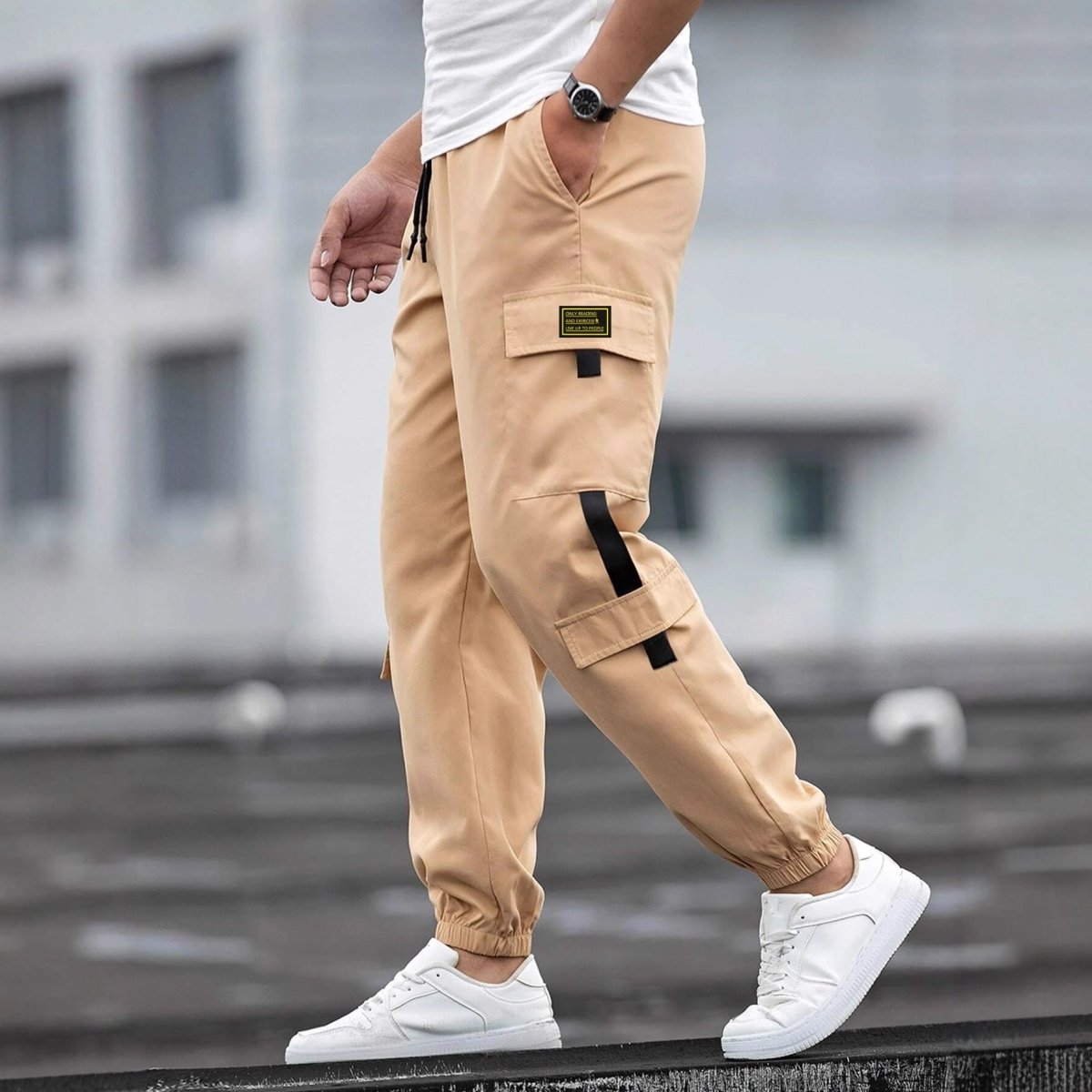 Men's Retro Jogger Casual Cargo Pants