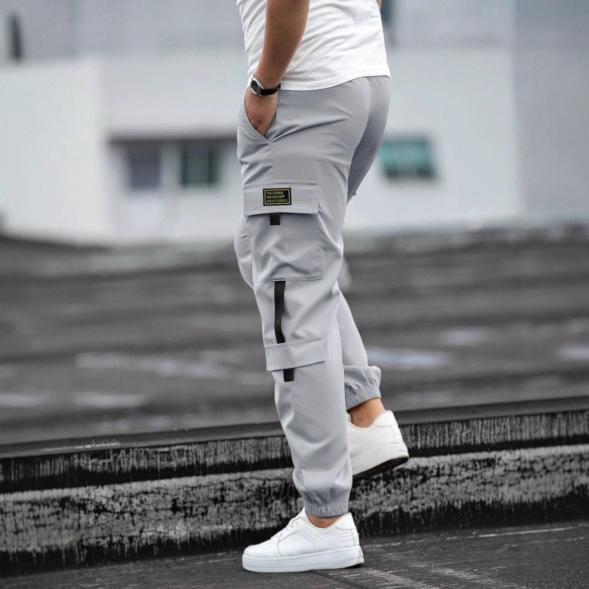 Men's Retro Jogger Casual Cargo Pants