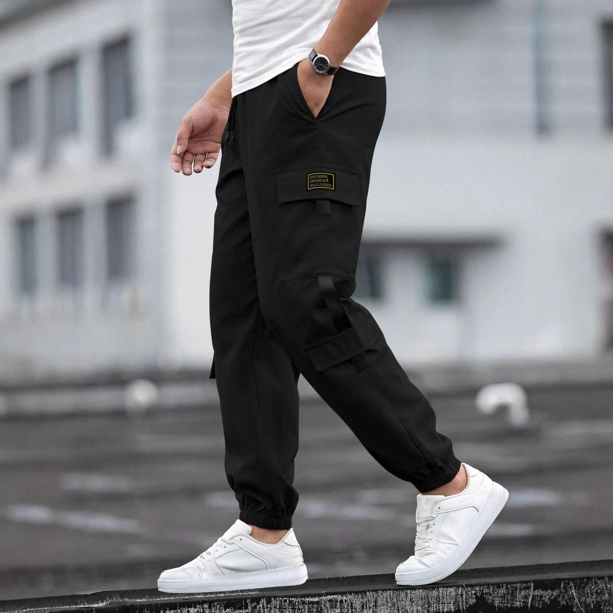 Men's Retro Jogger Casual Cargo Pants