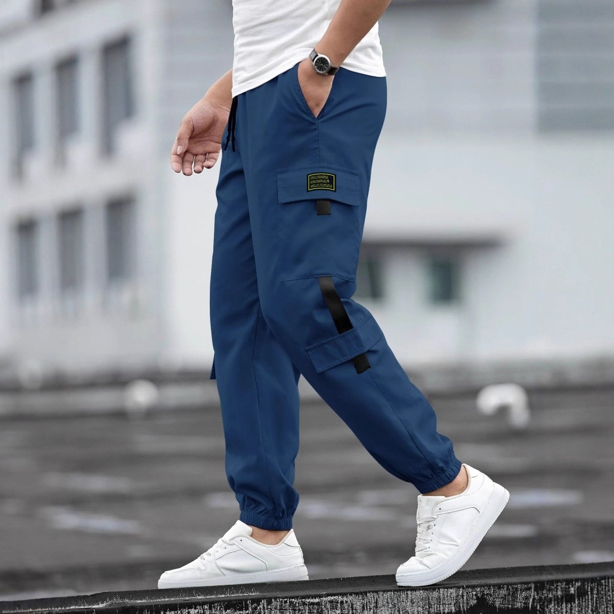 Men's Retro Jogger Casual Cargo Pants