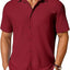 Men's Short-Sleeve Button-Up Wrinkle-Resistant Shirt