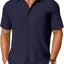 Men's Short-Sleeve Button-Up Wrinkle-Resistant Shirt
