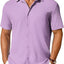 Men's Short-Sleeve Button-Up Wrinkle-Resistant Shirt