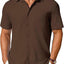 Men's Short-Sleeve Button-Up Wrinkle-Resistant Shirt