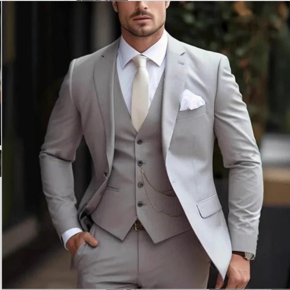 Costume léger de luxe ajusté pour homme