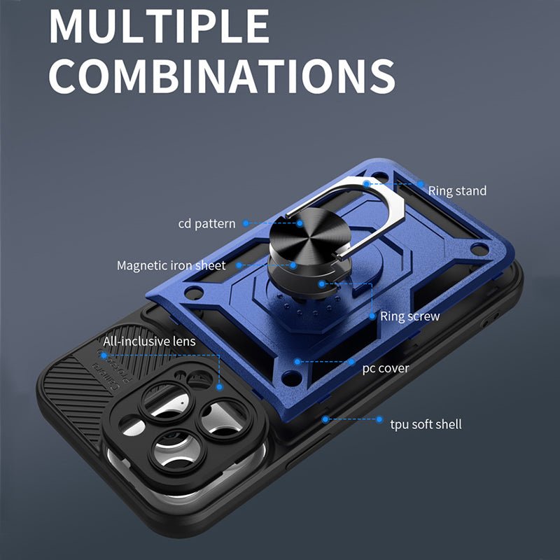 Military-Grade Shockproof Camera Lens Protection Case