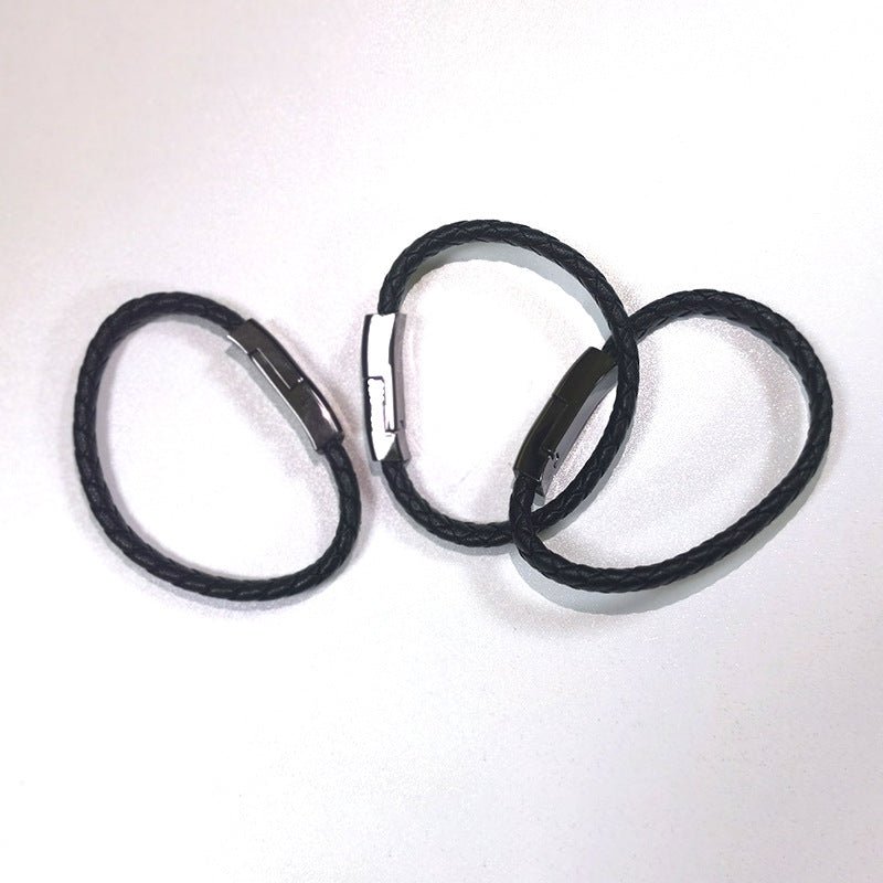 Cable USB de Carga en Forma de Pulsera Estilosa para iPhone y Android