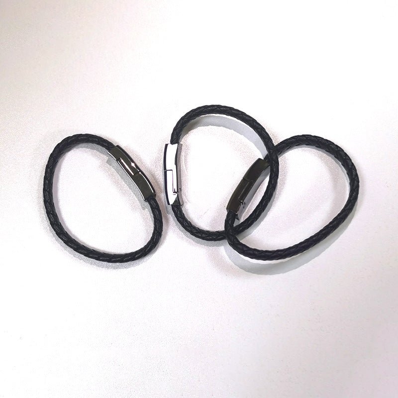 Cable USB de Carga en Forma de Pulsera Estilosa para iPhone y Android