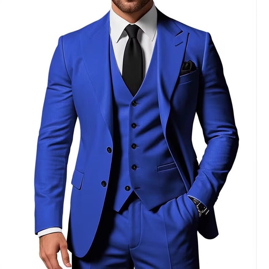 Costume d'affaires trois pièces élégant pour homme