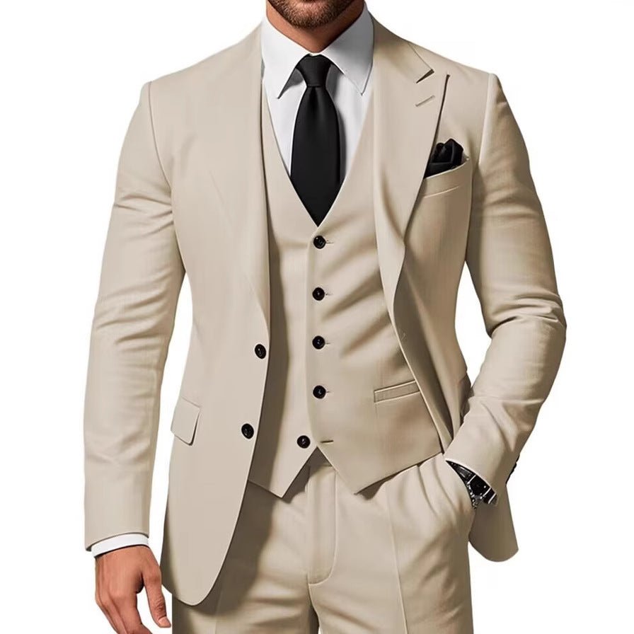 Costume d'affaires trois pièces élégant pour homme