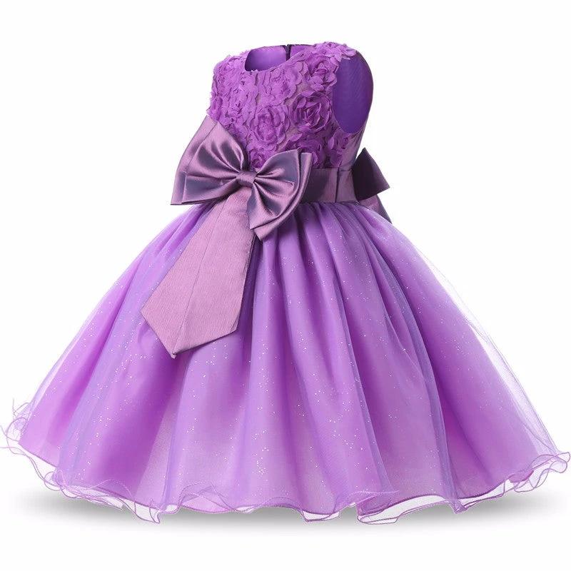 Vestido Elegante para Niña de Flores para Ocasiones Especiales
