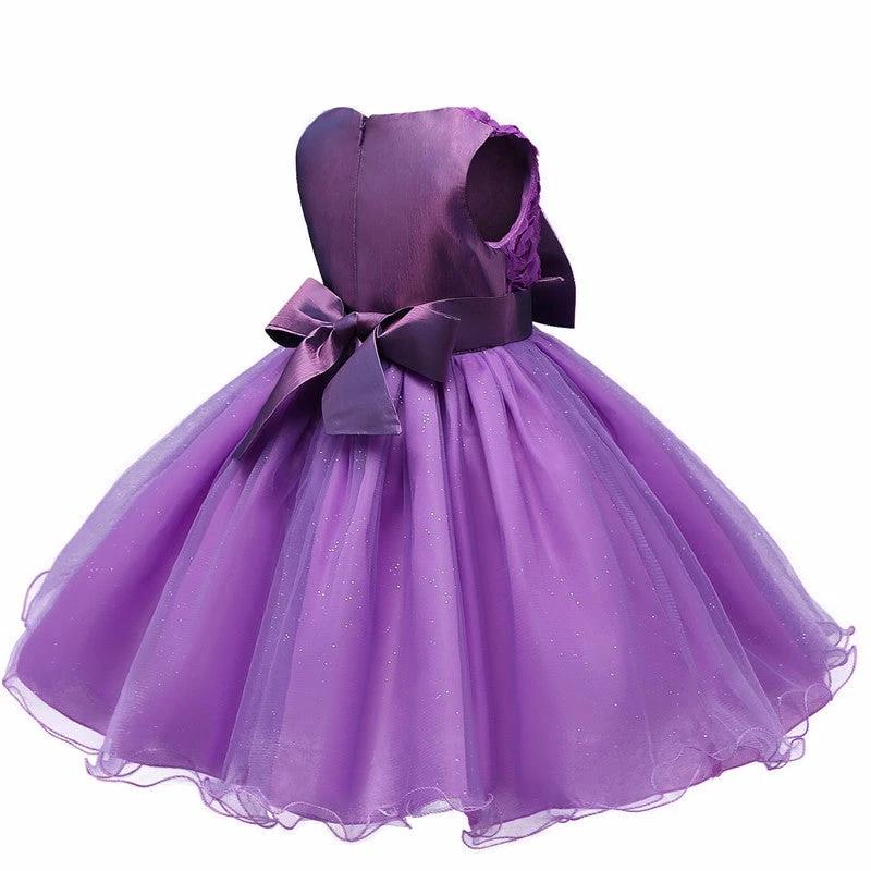 Vestido Elegante para Niña de Flores para Ocasiones Especiales