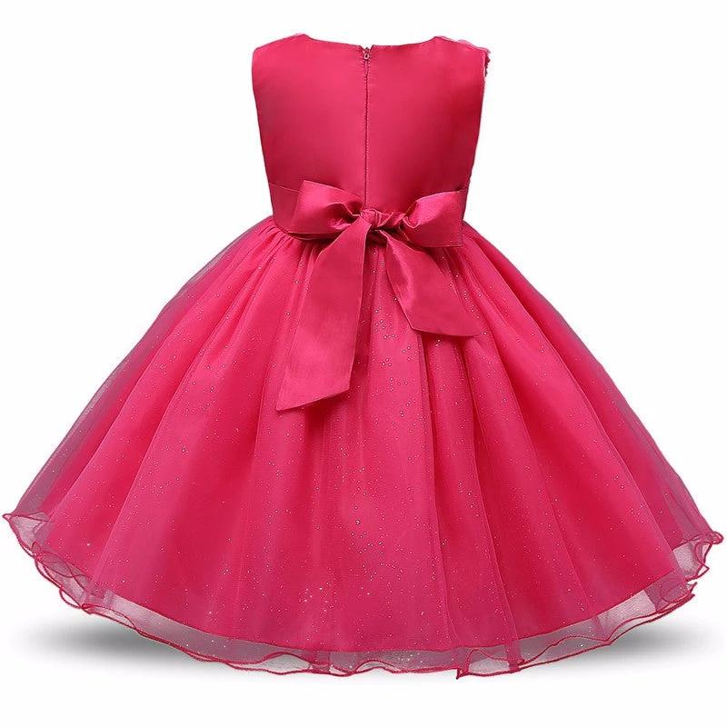 Vestido Elegante para Niña de Flores para Ocasiones Especiales