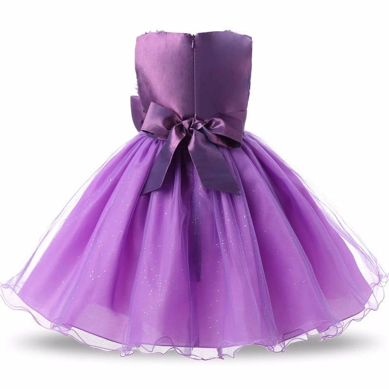 Vestido Elegante para Niña de Flores para Ocasiones Especiales