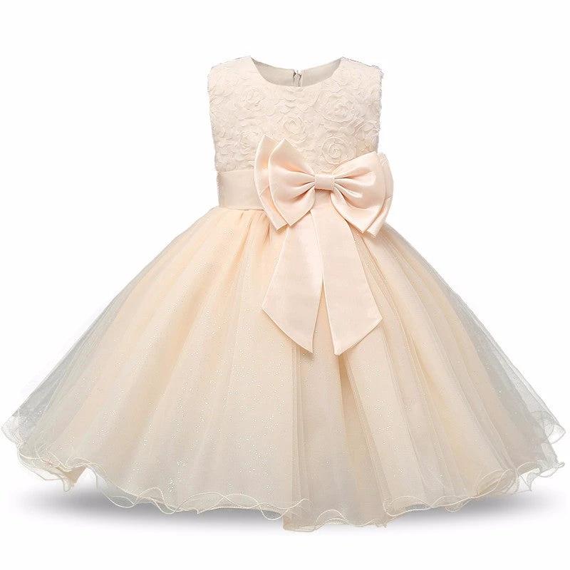 Vestido Elegante para Niña de Flores para Ocasiones Especiales