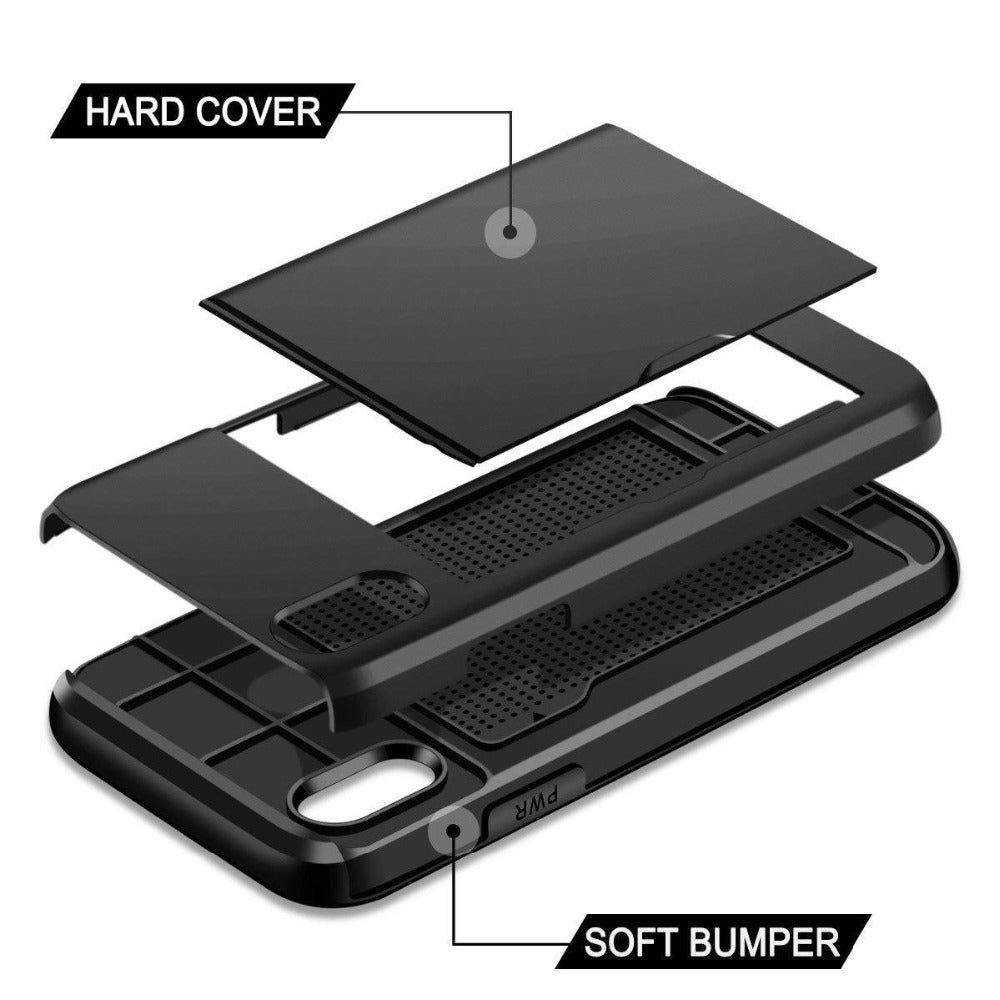 Funda de Armadura Híbrida de Doble Capa para Protección Móvil