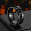 Premium Roman Letter Rotatable Chain Ring - Multifunctional Titanium Steel