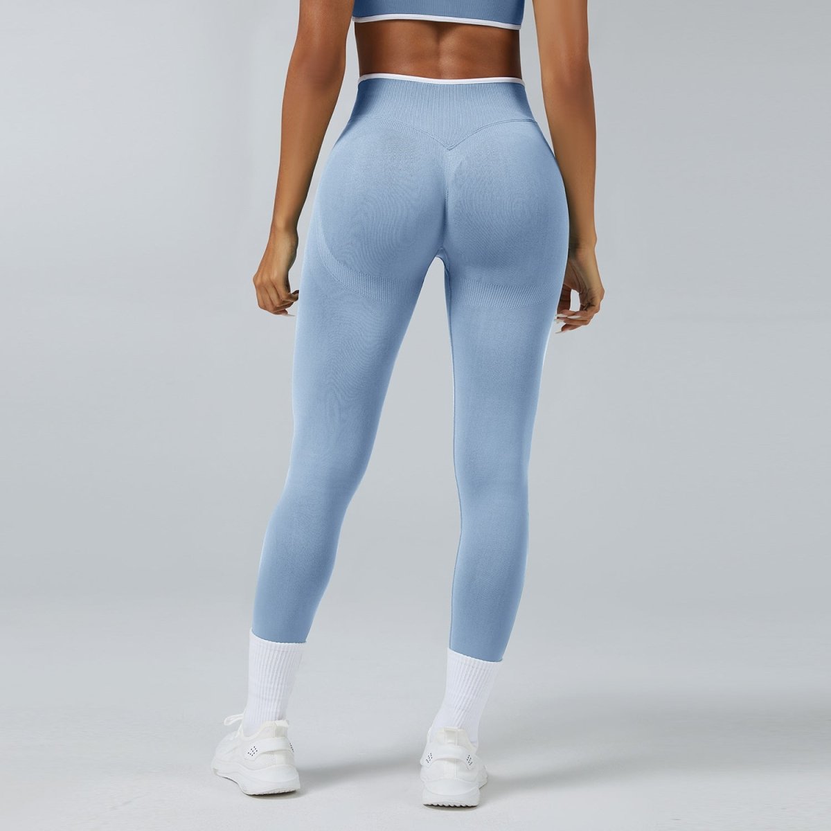 Leggings de Yoga Sin Costuras de Cintura Alta de Secado Rápido