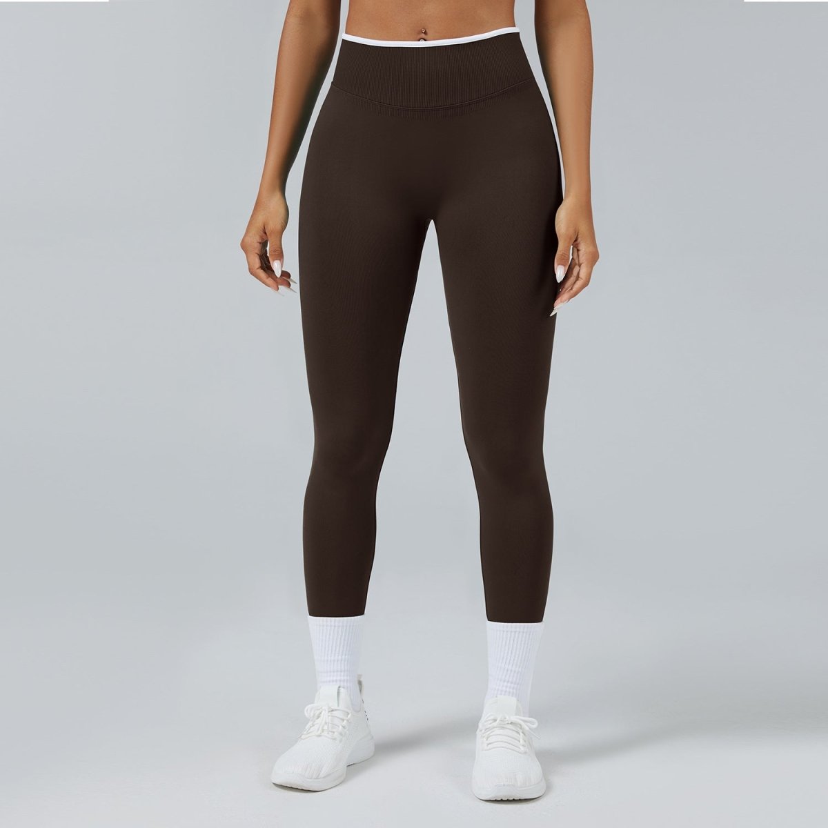 Leggings de Yoga Sin Costuras de Cintura Alta de Secado Rápido