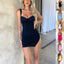 Elegant V-Neck Suspender Dress with Lace Detail