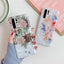 Coque de téléphone rétro à fleurs pour modèles Samsung Galaxy