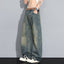 Versatile High-Street Men's Straight-Leg Denim Jeans